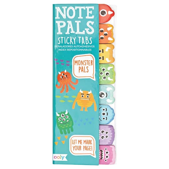 OOLY Note Pals Monster Pals Sticky Note Tabs